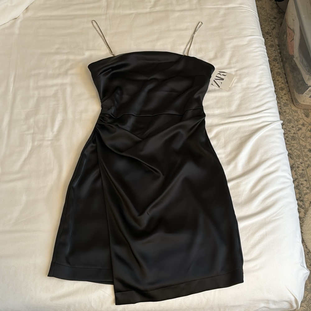 NWT ZARA JEWEL STRAP DRESS - Picture 3 of 10